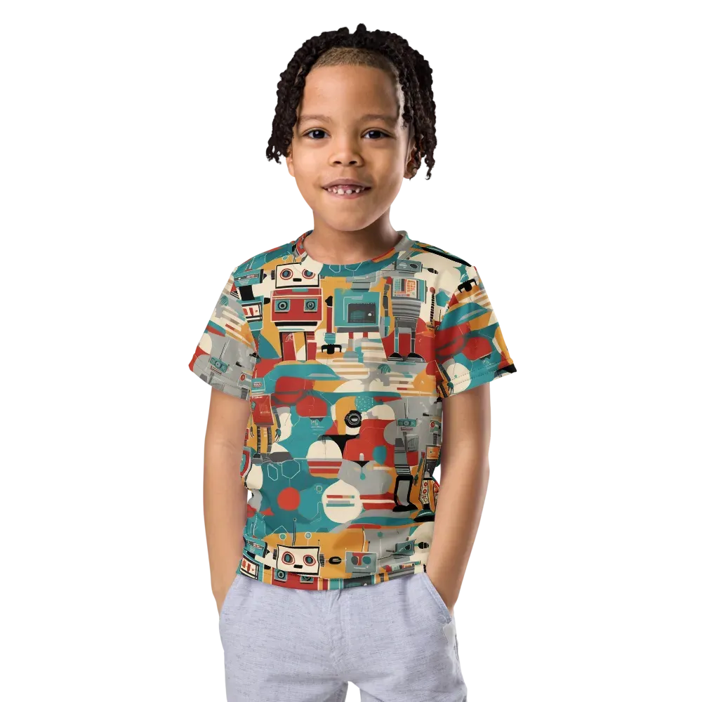Chrome Daydream on Kids Crew Neck T-Shirt — Front
