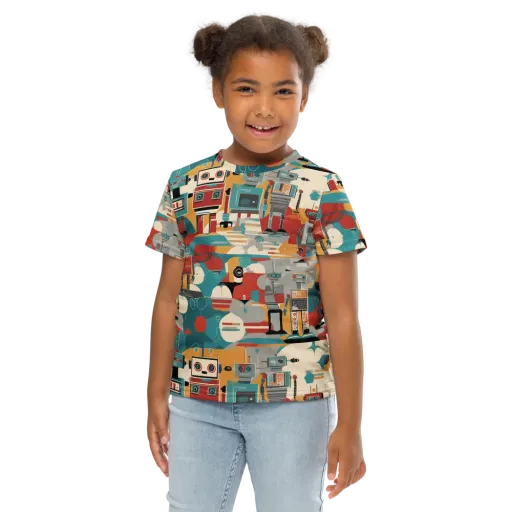 Chrome Daydream on a Kids Crew Neck T-Shirt