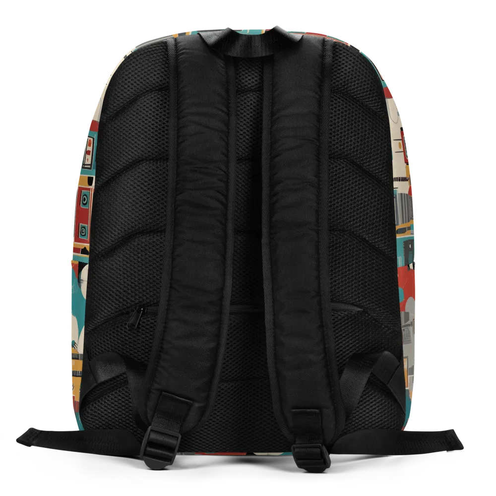 Chrome Daydream on Minimalist Backpack — Back