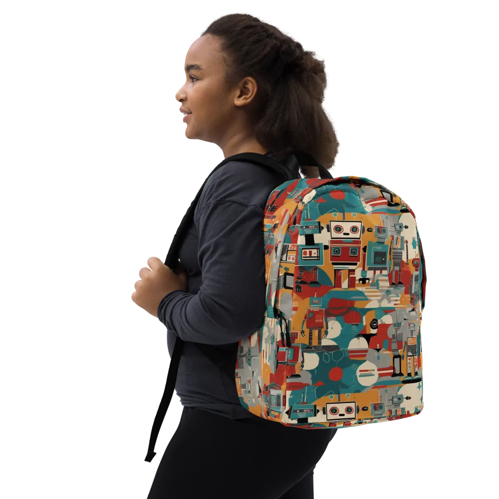 Chrome Daydream on Minimalist Backpack — Right Front