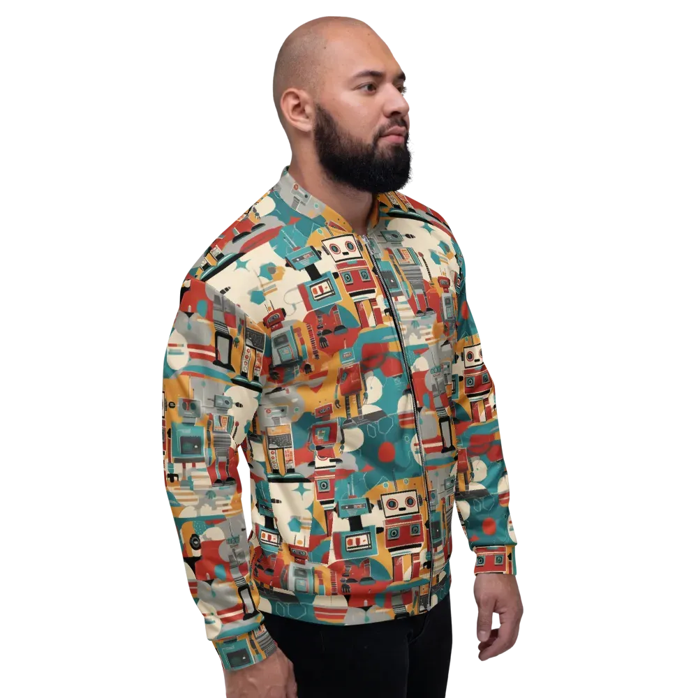 Chrome Daydream on Bomber Jacket — Right