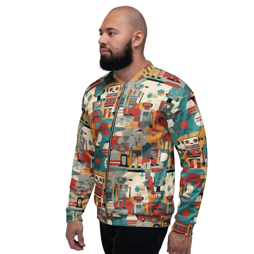Chrome Daydream on Bomber Jacket — Left