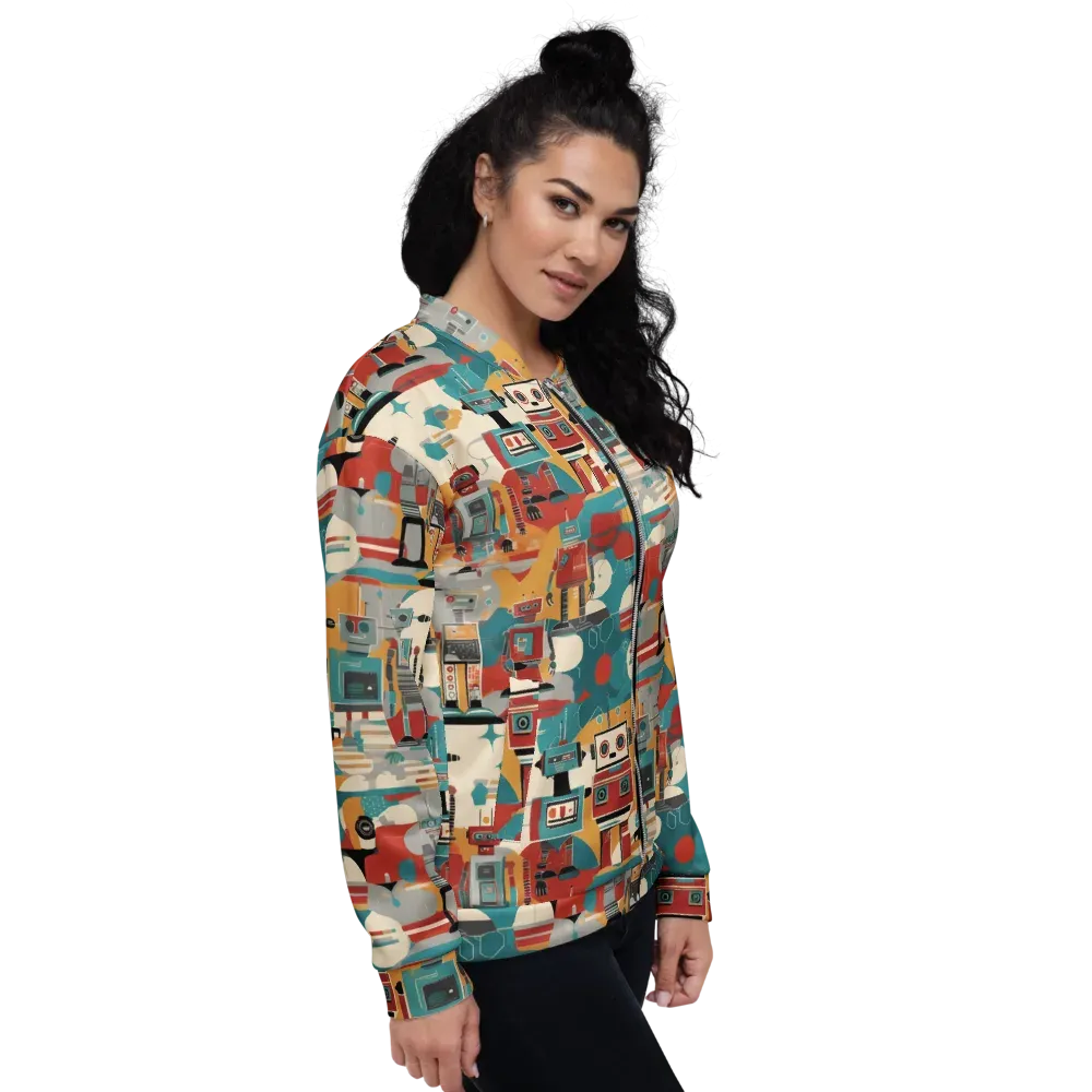 Chrome Daydream on Bomber Jacket — Right