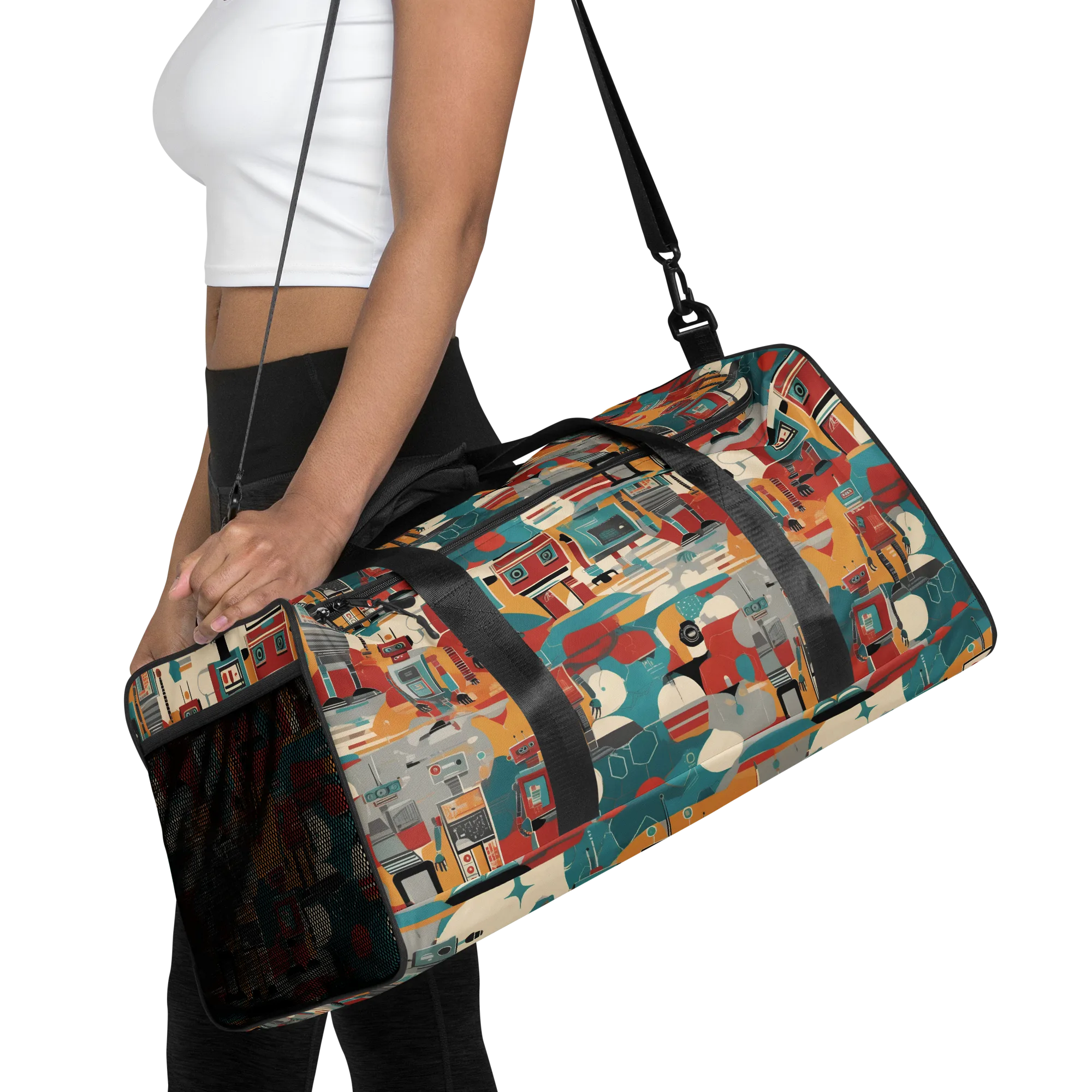 Chrome Daydream on Duffle Bag — Front