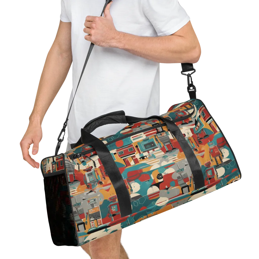 Chrome Daydream on Duffle Bag — Right Front