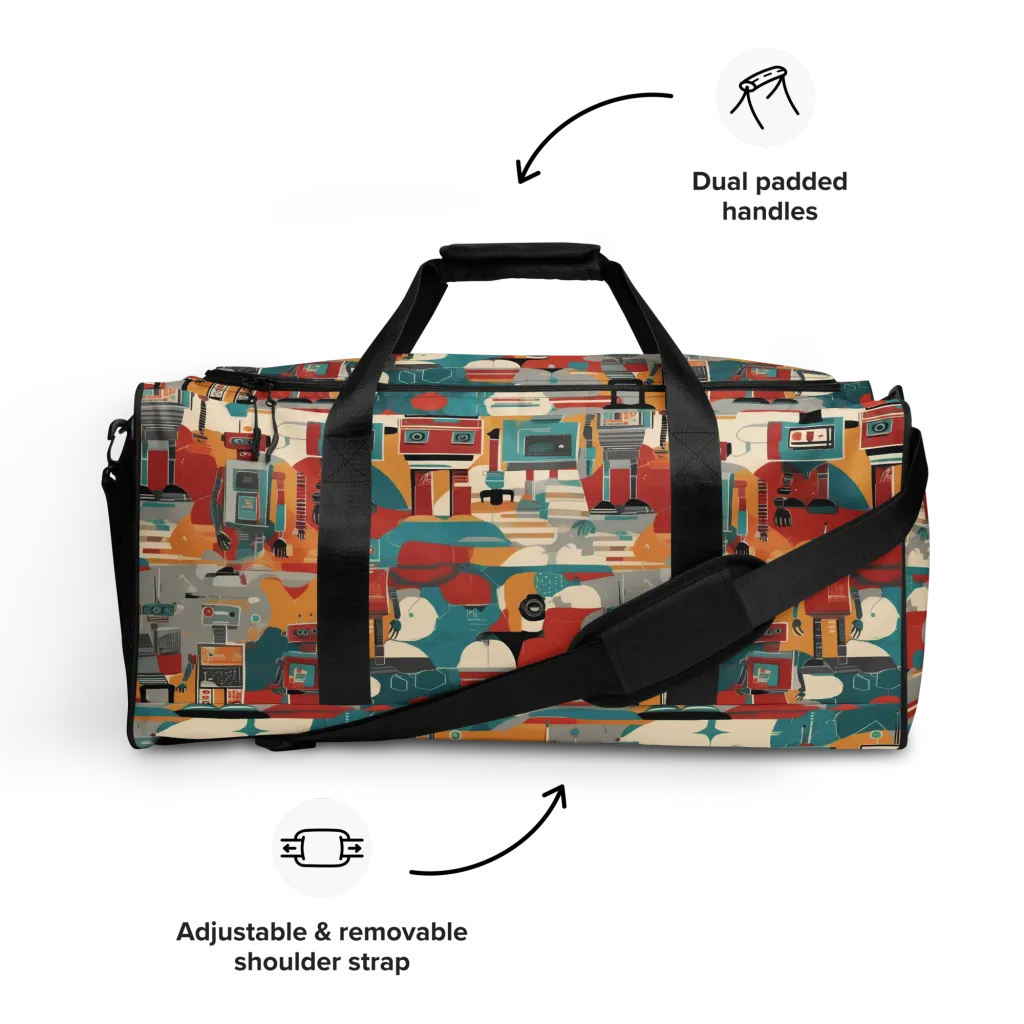 Chrome Daydream on Duffle Bag — Front