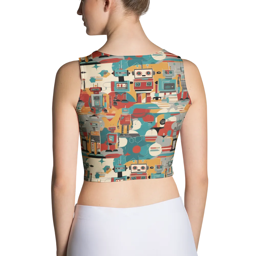 Chrome Daydream on Crop Top — Back