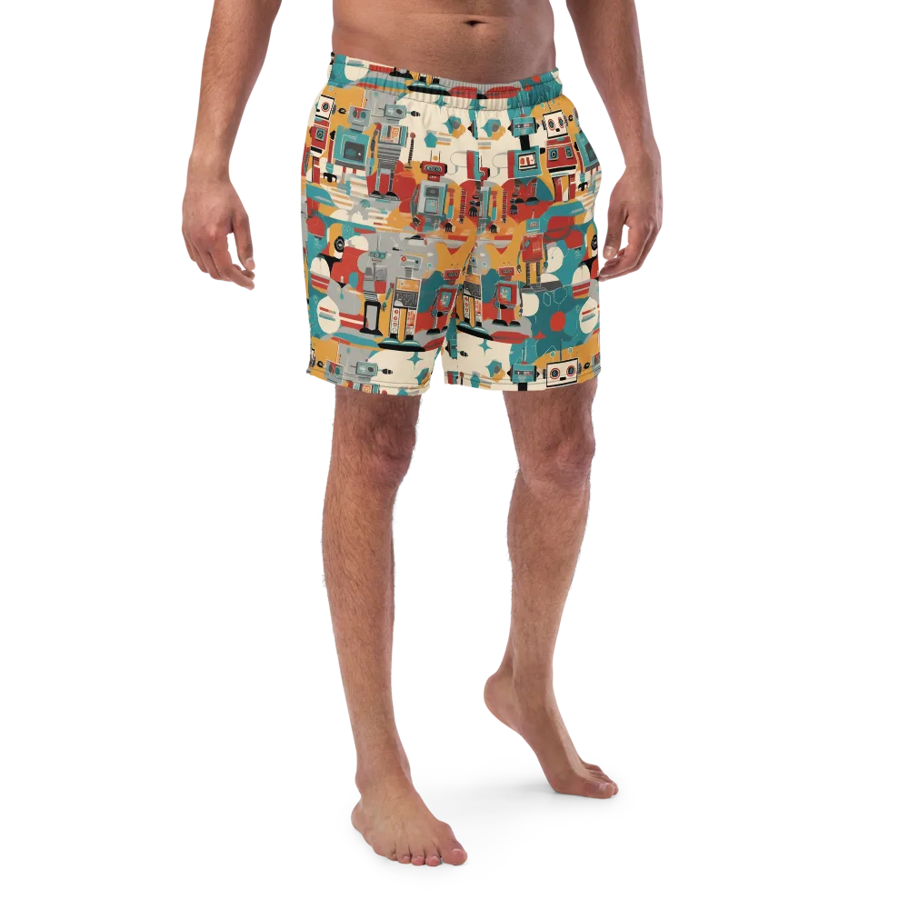 Chrome Daydream on Swim Trunks — Front