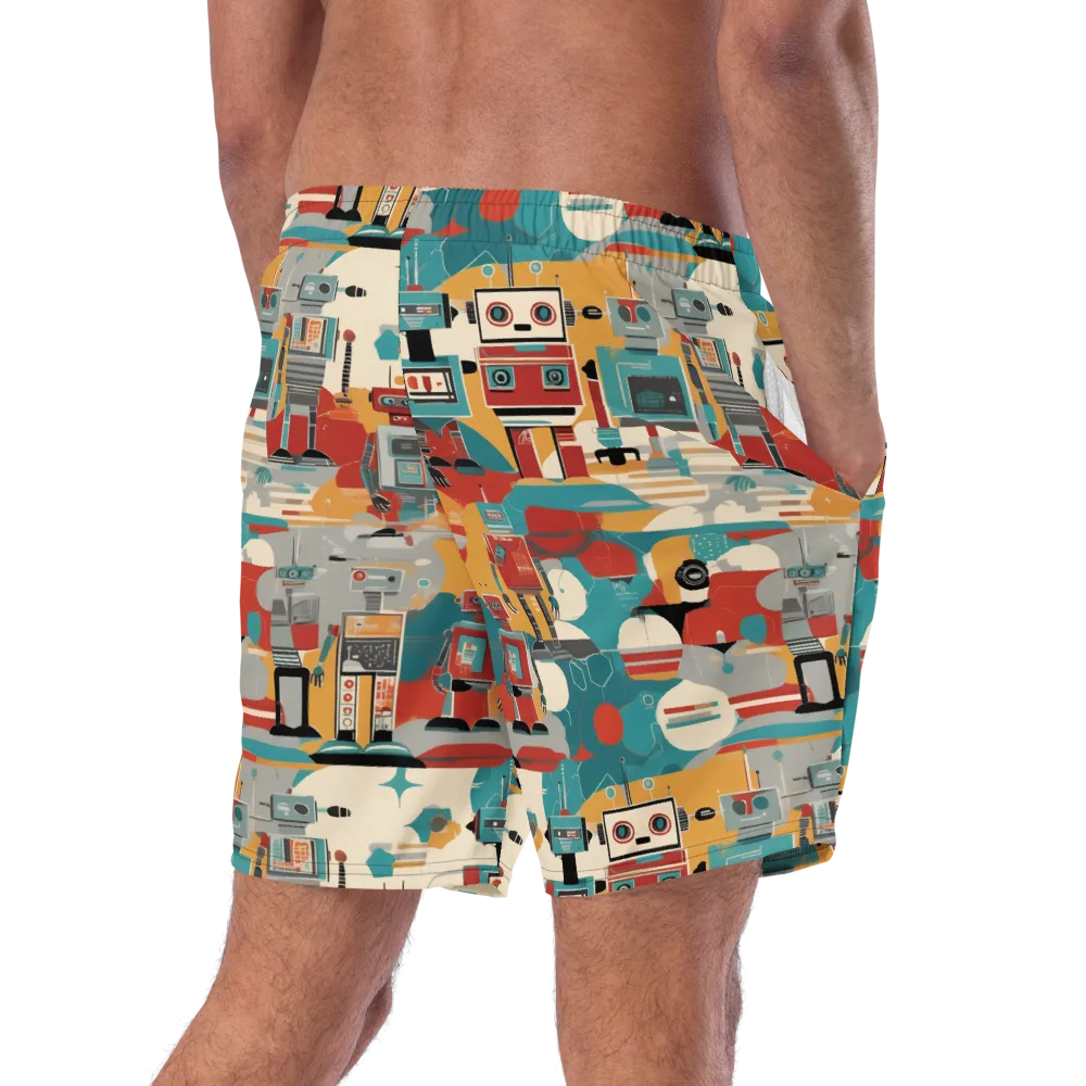 Chrome Daydream on Swim Trunks — Right Back