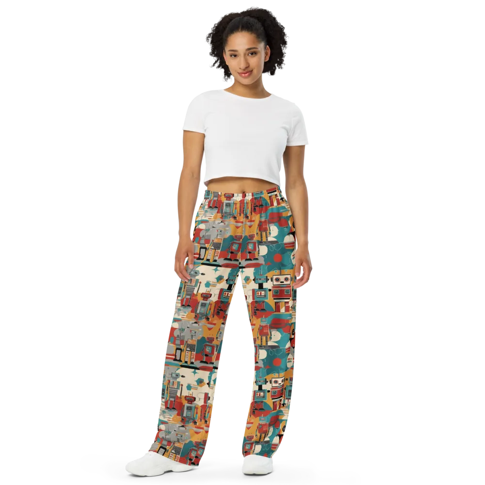 Chrome Daydream on Wide-Leg Pants — Front