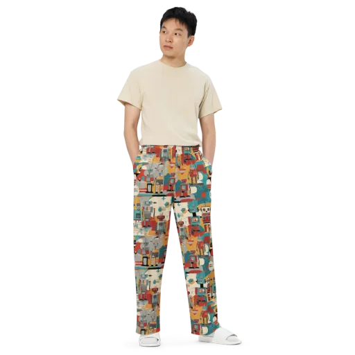 Chrome Daydream on a Wide-Leg Pants