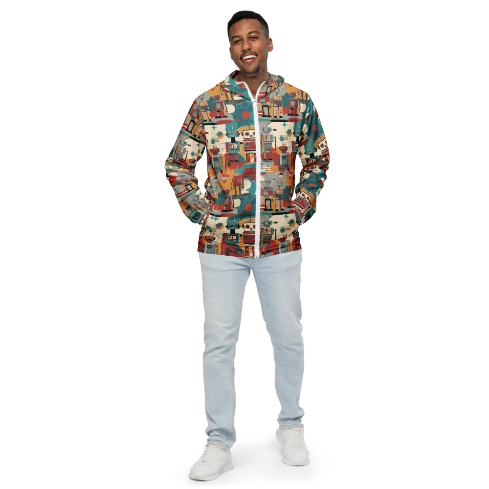Chrome Daydream on Men's Windbreaker — Front