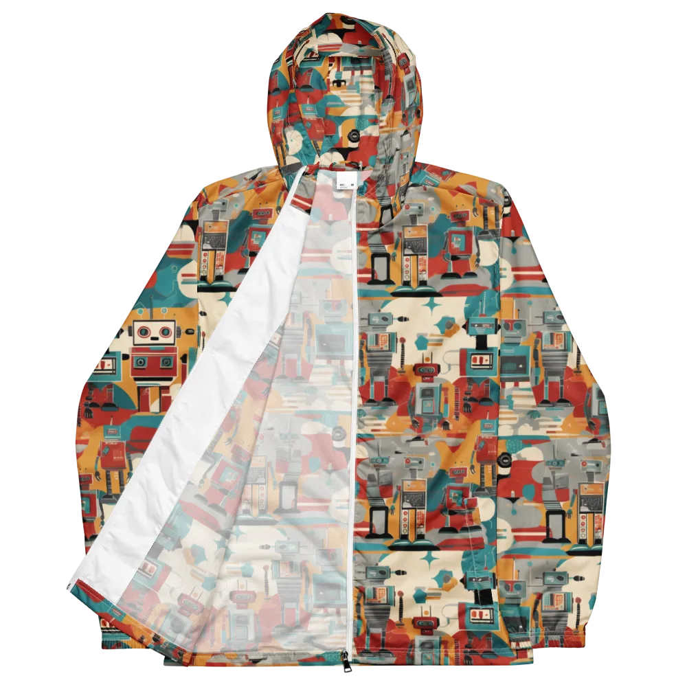 Chrome Daydream on Men's Windbreaker — Front