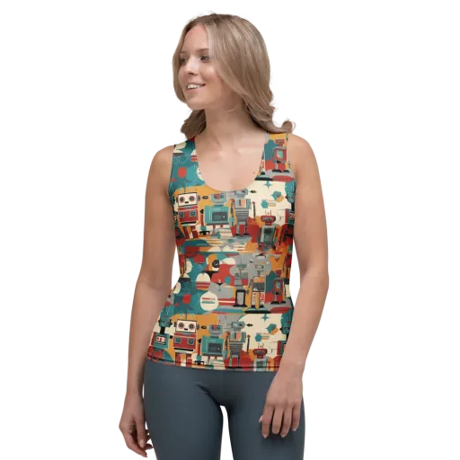 Chrome Daydream on a Women's Tank Top