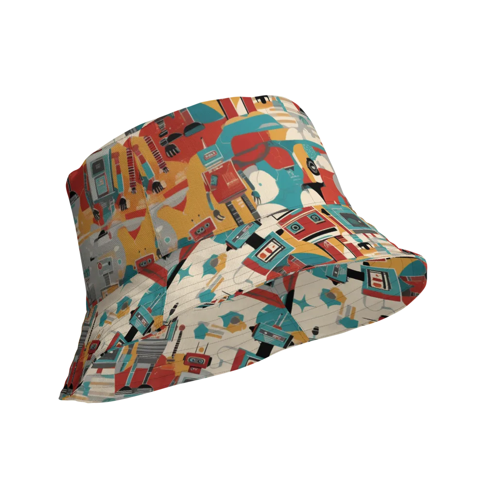 Chrome Daydream on Reversible Bucket Hat — Product details Outside
