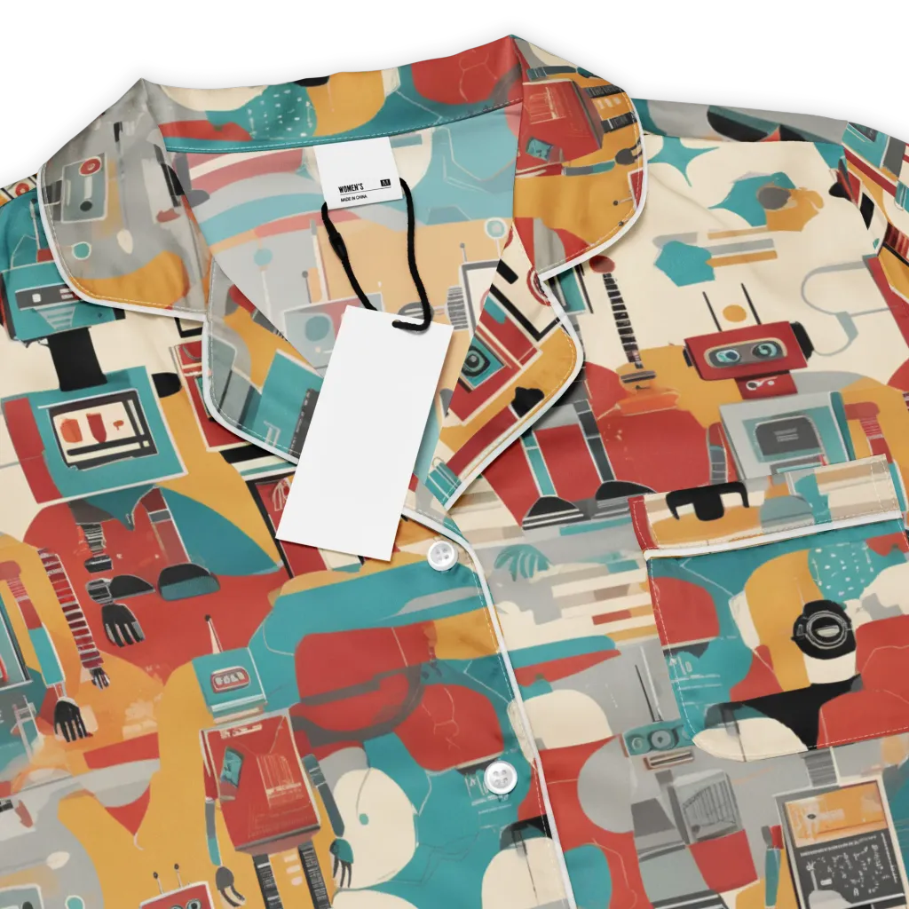 Chrome Daydream on Women's Short Sleeve Pajama Top — Product details