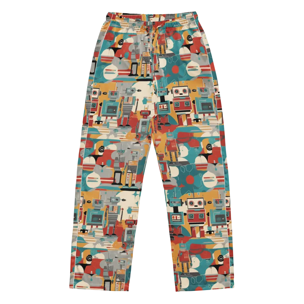 Chrome Daydream on Women's Pajama Pants — Front
