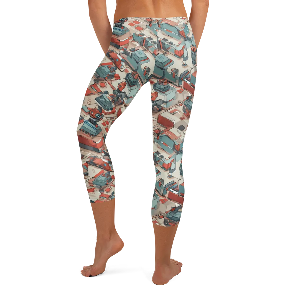 Circuit Couture on Capri Leggings — Back
