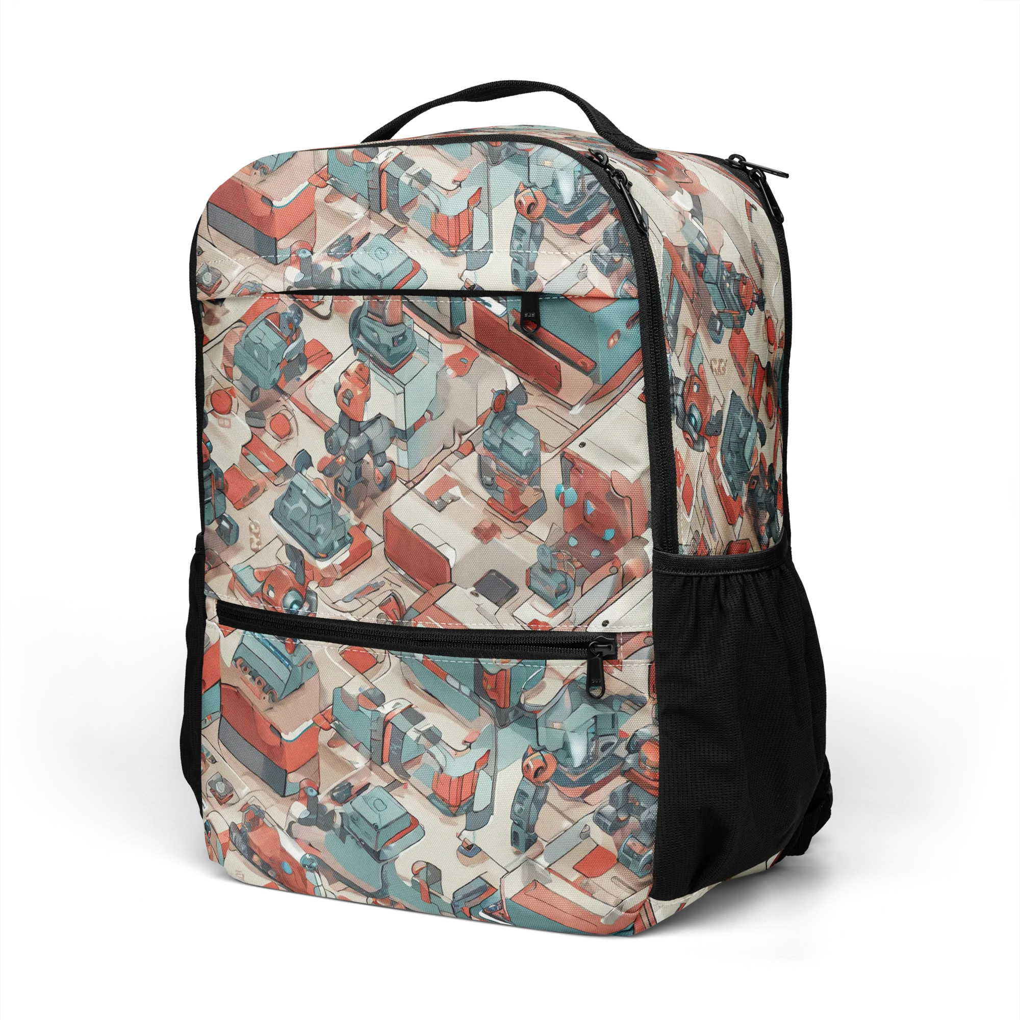 Circuit Couture on Utility Backpack — Left Front