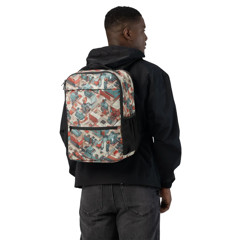 Circuit Couture on Utility Backpack — Back