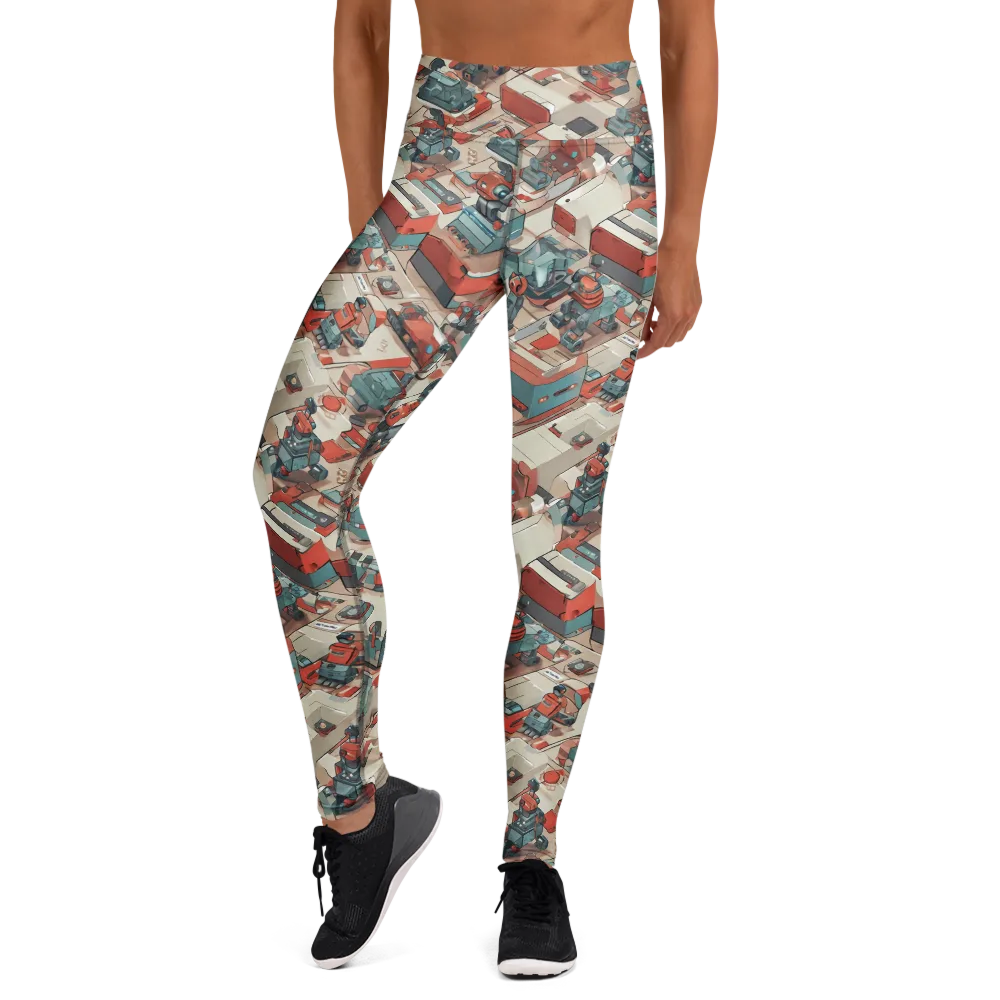 Circuit Couture on Yoga Leggings — Front