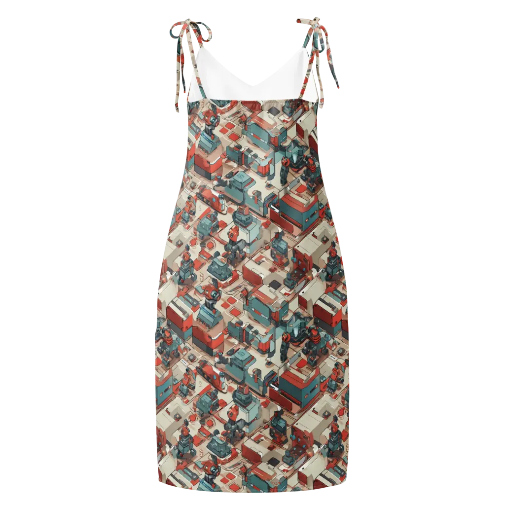 Circuit Couture on Slip Dress — Back