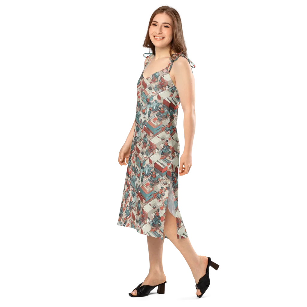 Circuit Couture on Slip Dress — Left Front