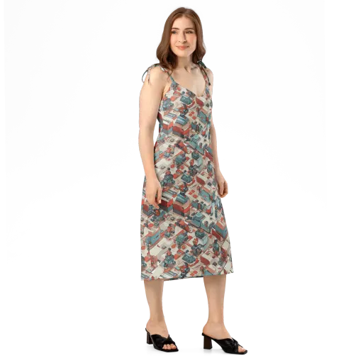 Circuit Couture on a Slip Dress