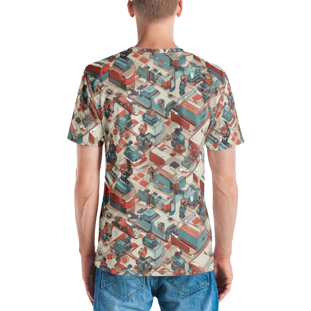 Circuit Couture on Men's Crew Neck T-Shirt — Back
