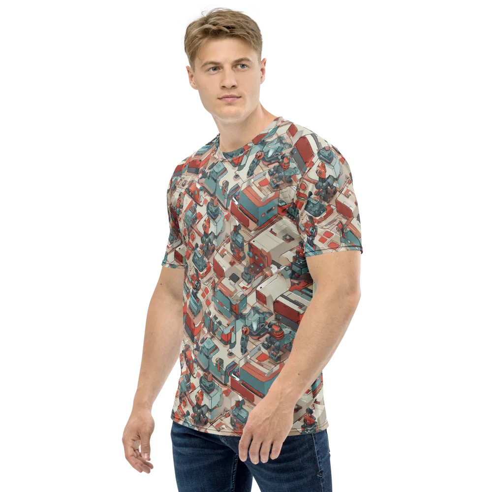 Circuit Couture on Men's Crew Neck T-Shirt — Left