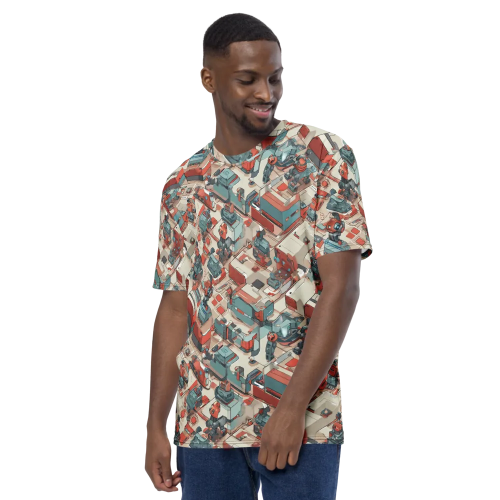 Circuit Couture on Men's Crew Neck T-Shirt — Left