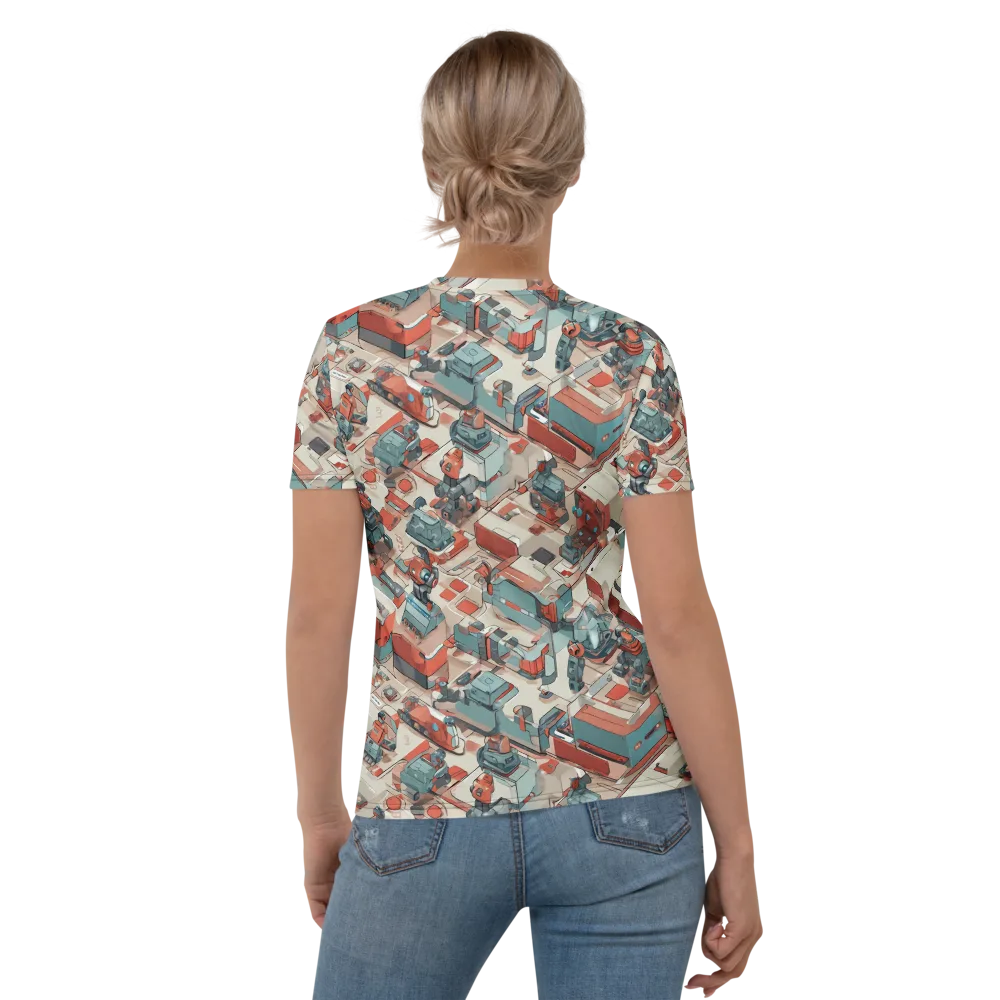 Circuit Couture on Women's Crew Neck T-Shirt — Back
