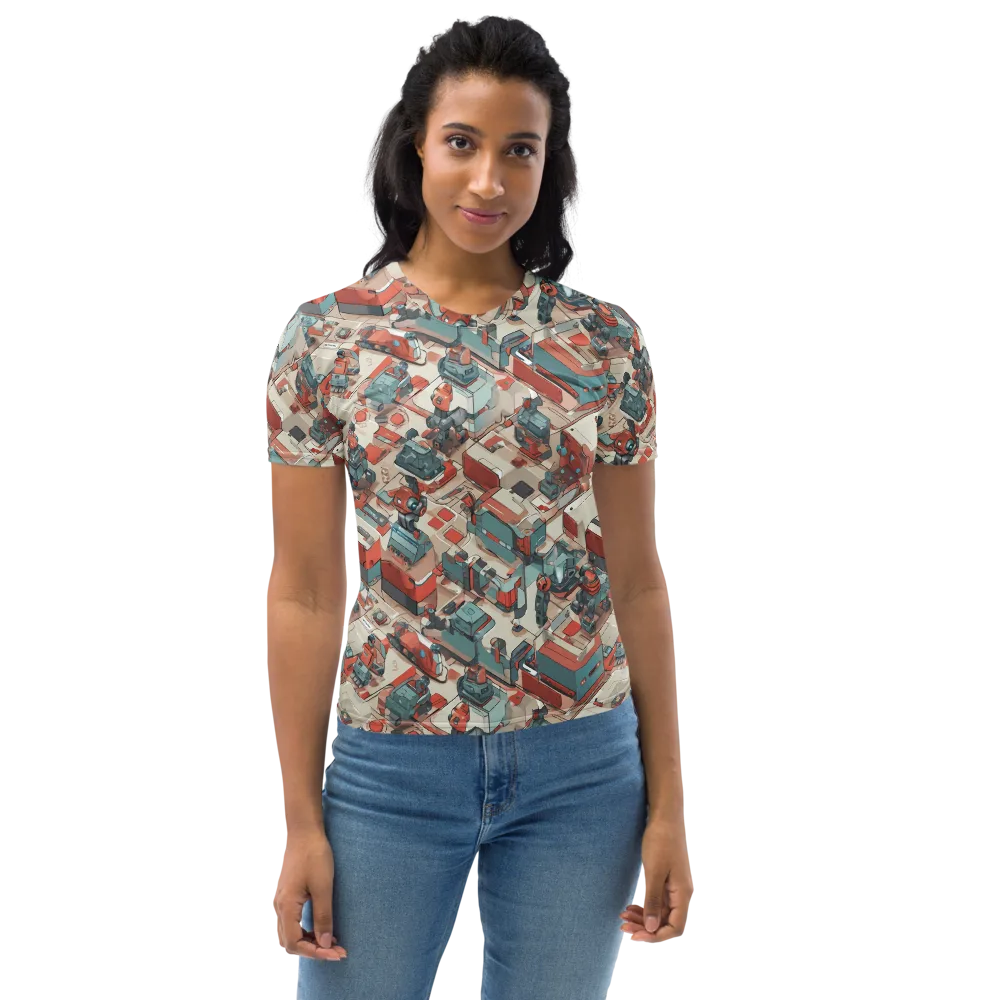 Circuit Couture on Women's Crew Neck T-Shirt — Front
