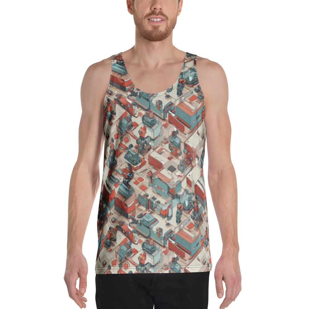 Circuit Couture on Men's Tank Top — Front
