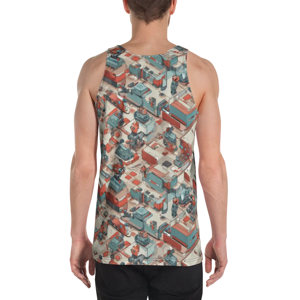 Circuit Couture on Men's Tank Top — Back