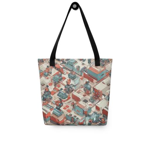 Circuit Couture on a Tote Bag