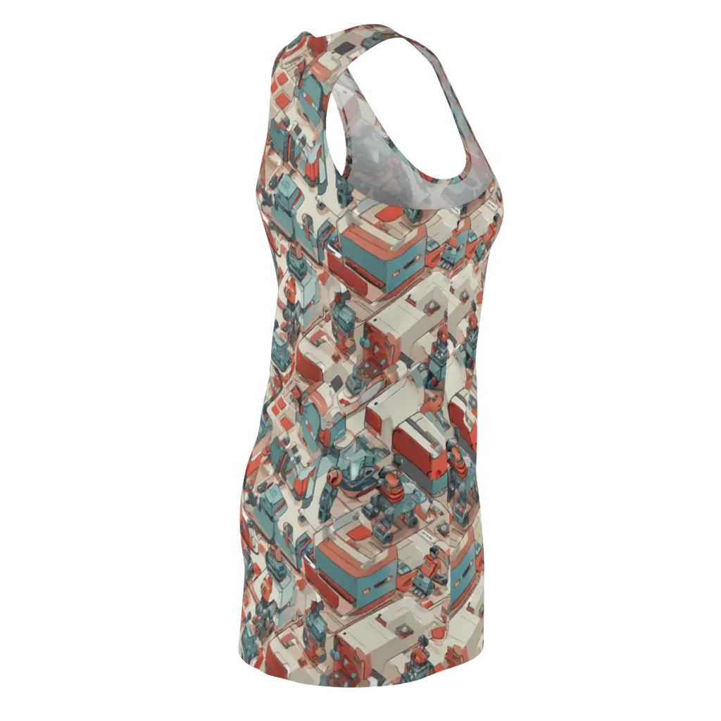 Circuit Couture on Racerback Dress — Back Side