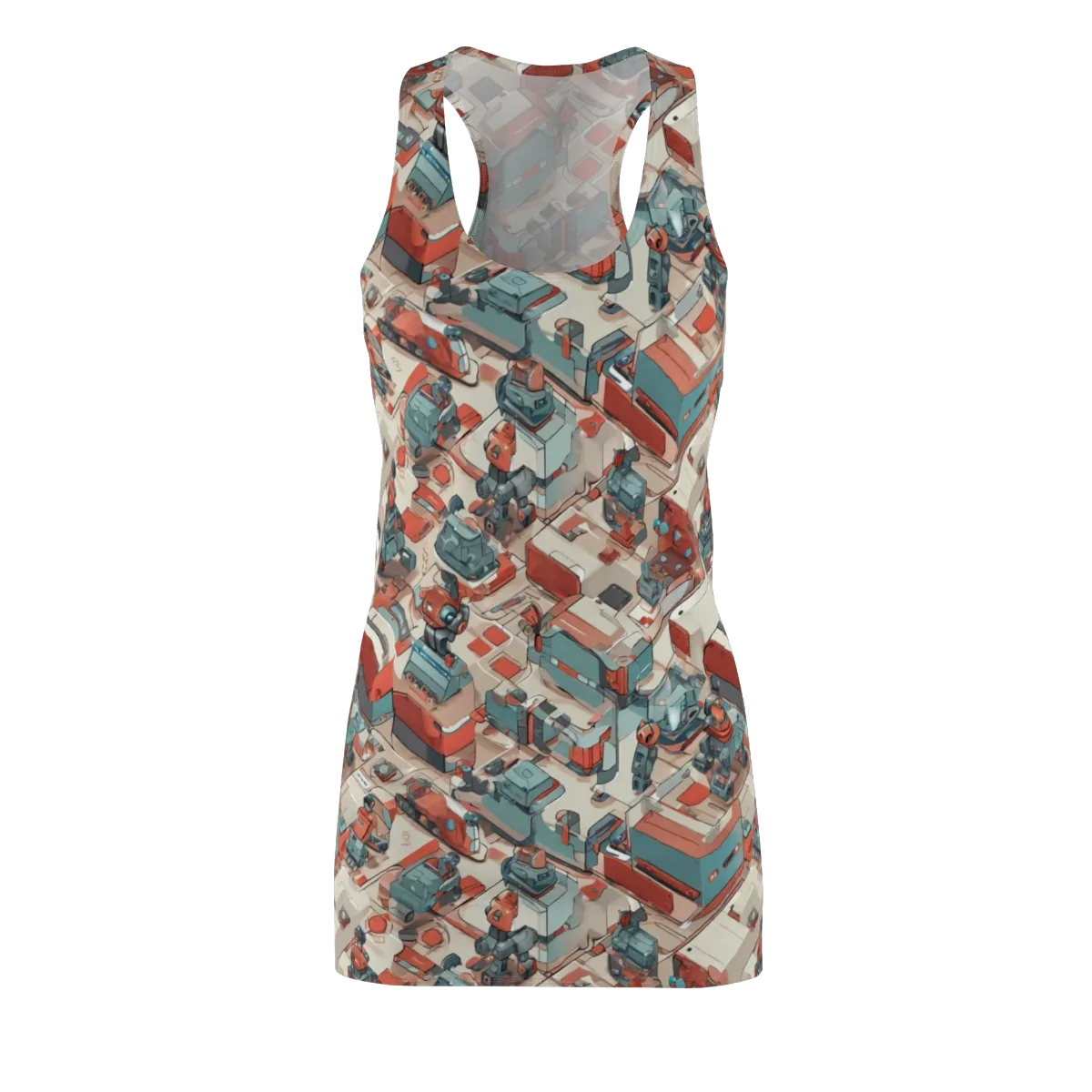 Circuit Couture on Racerback Dress — Front