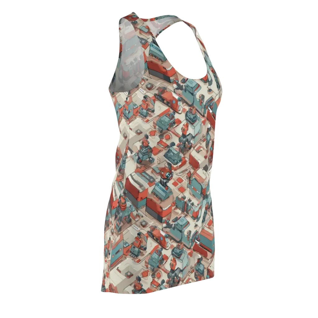 Circuit Couture on Racerback Dress — Front Side