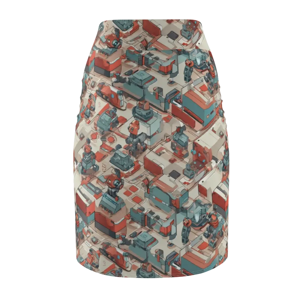 Circuit Couture on Pencil Skirt — Back