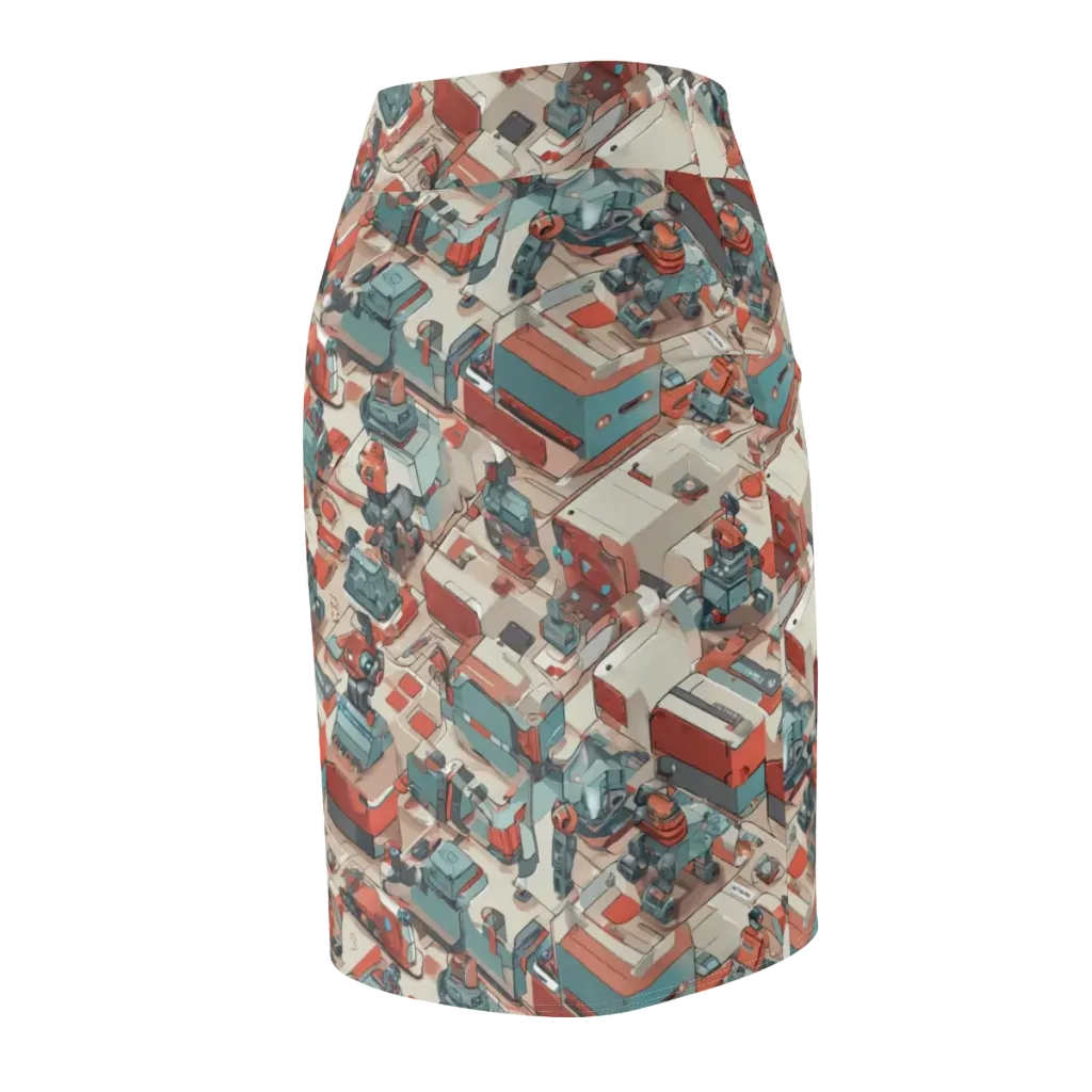 Circuit Couture on Pencil Skirt — Back Side