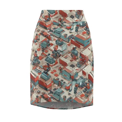 Circuit Couture on a Pencil Skirt