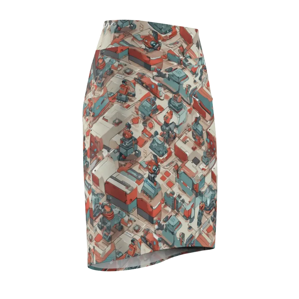 Circuit Couture on Pencil Skirt — Front Side