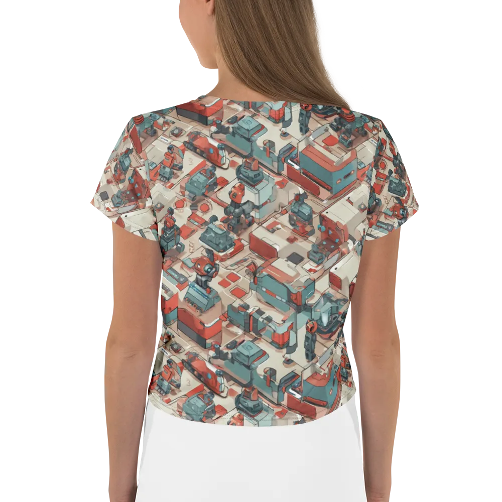 Circuit Couture on Crop Tee — Back