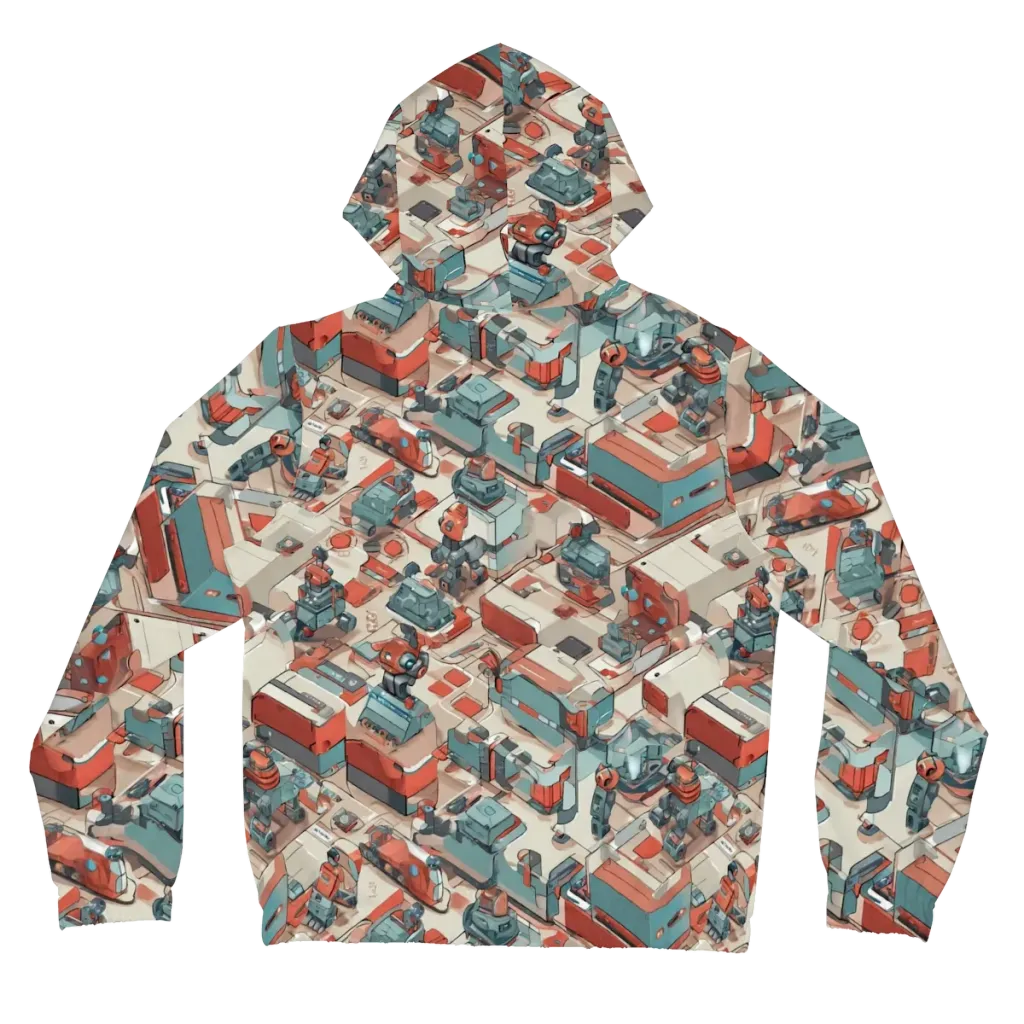 Circuit Couture on Women's Full-Zip Hoodie — Back