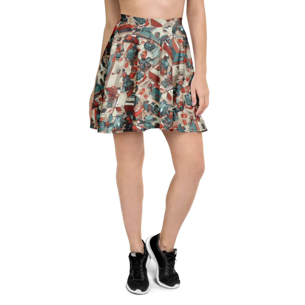 Circuit Couture on Skater Skirt — Front