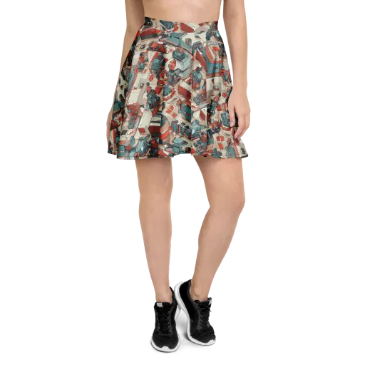 Circuit Couture on a Skater Skirt