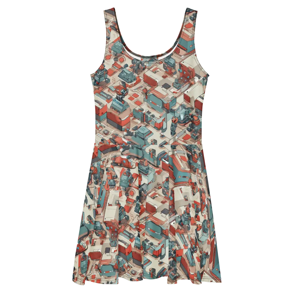 Circuit Couture on Skater Dress — Front