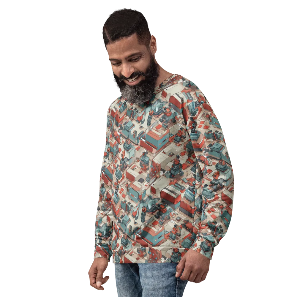 Circuit Couture on Sweatshirt — Left Front