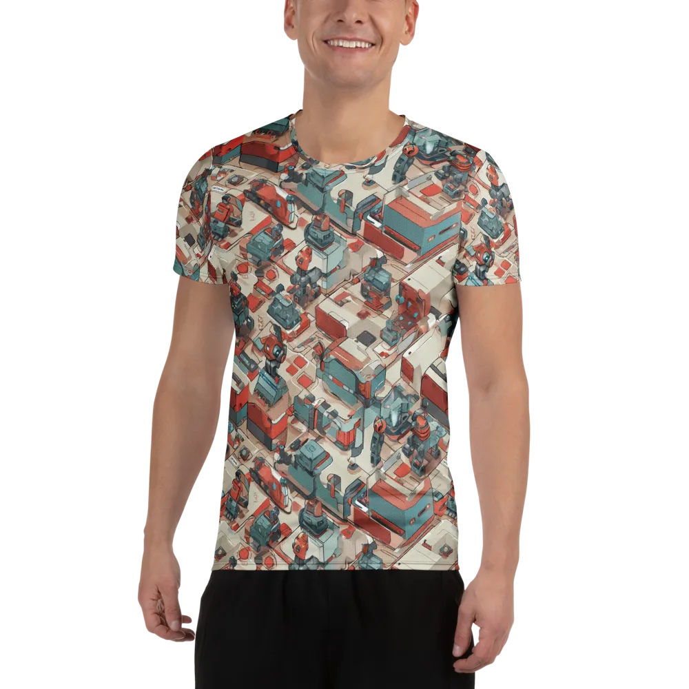 Circuit Couture on Men's Athletic T-Shirt — Front